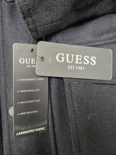 NWT~GUESS Mens SMALL Water Repellent Jacket With Zip Out Quilted Puffer Bib $295 - Picture 3 of 11