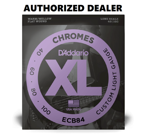 D'Addario ECB84 Chrom Bassgitarrensaiten, Custom Light 40-100 lange Skala - Bild 11 von 13