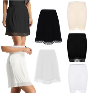 petticoat underskirt slip skirt lace half extender knee length short dress