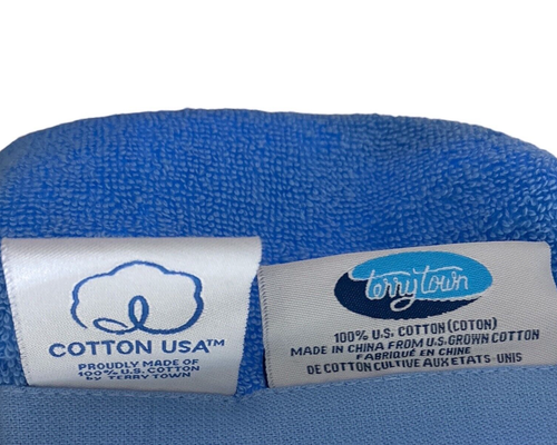 Asciugamano promozionale GAP blu chiaro 100% cotone bagno spiaggia piscina ***NUOVO E RARO*** - Foto 3 di 4