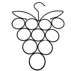 Heavy Metal Scarf Tie & Belts Organizer Storage Hanger 10 holes Unmarked