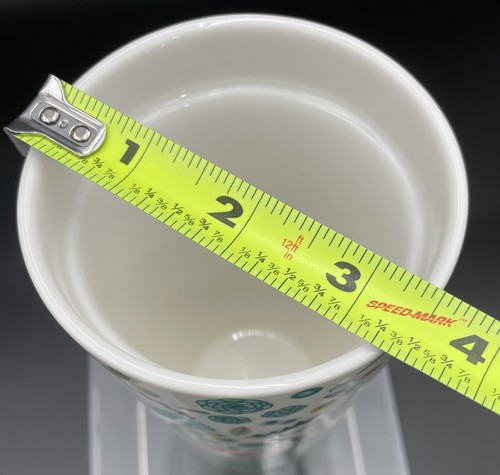 Tag Ceramic Floral Mint Green Tumbler 12oz Tea Coffee Mug Ceramic Lid Spring - Picture 8 of 10