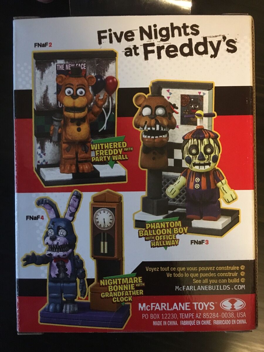 Five Nights At Freddy's Phantom Balloon Boy w/ Office Hallway Minifigure 39  pcs!