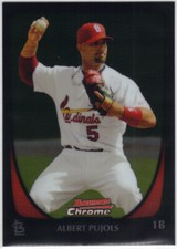 ALBERT PUJOLS 2011 BOWMAN CHROME Card #5 NM-MT Condition