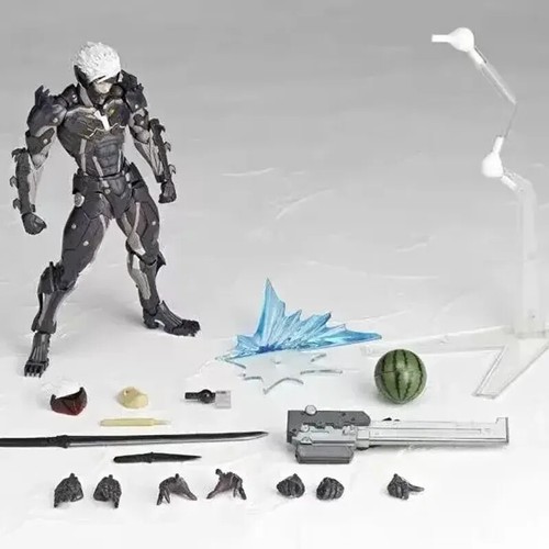 Figura de acción Kaiyodo The Ocedo Yamaguchi 140 Ex Metal Gear Mgs Raiden Metal. - Imagen 11 de 22