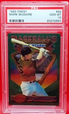 1993 Topps Finest MARK McGWIRE #92 Oakland PSA 10 POP 88