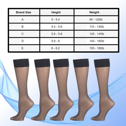 EMEM Apparel Women's Plus Size Queen Day Sheer Knee High Stockings 3-Pack - 第 11/40 張圖片