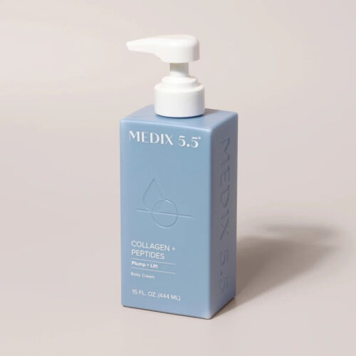 Medix 5.5, Body Cream, Collagen + Peptides, 15 fl oz (444 ml)