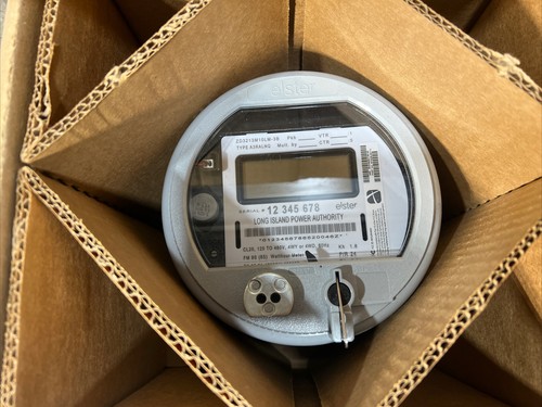 Nos Surplus Elster Electricity Watthour Meter Type A3RALNQ Class CL20 - Picture 4 of 12