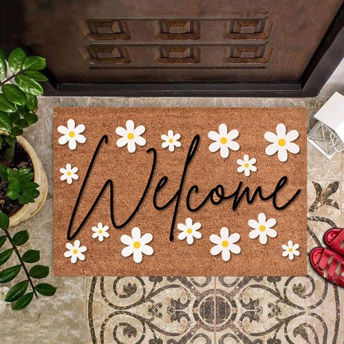 Summer Welcome Sign Hello Sunshine Doormat Funny Cute Doormat Funny Door Mat - Picture 19 of 33