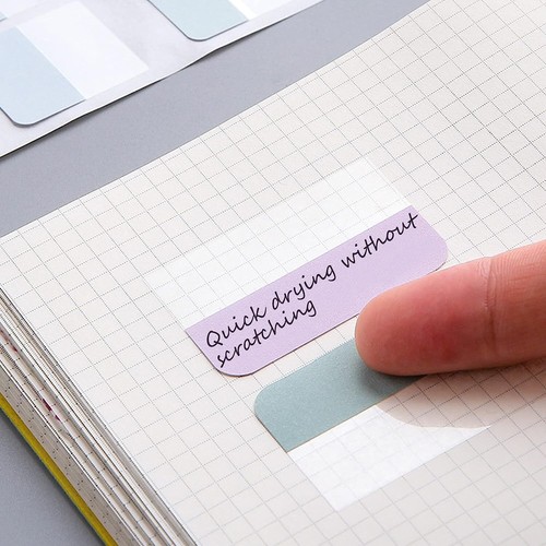 480 Pcs Colored Index Tab 1"x1.1" Large Book Sticky Tabs Repositionable Page T.. - Picture 4 of 7