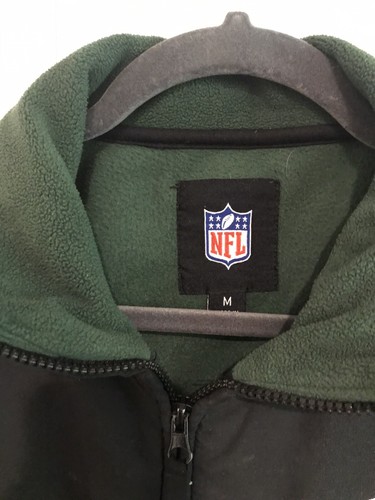 new york jets football full zip fleece light jacket - Picture 3 of 8