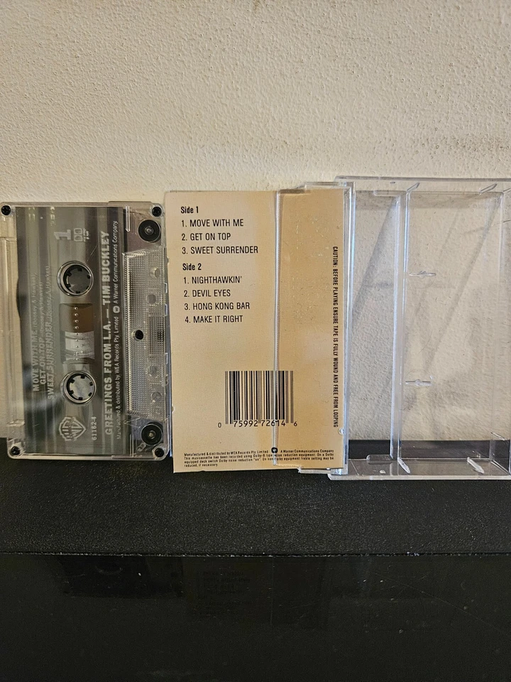 TIM BUCKLEY Greetings From L.A. 1972 CASSETTE TAPE POP ROCK ORIGINAL MASTERS - Image 2 of 4