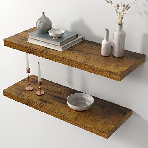 AMADA HOMEFURNISHING Floating Shelves Wall  Assorted Colors , Sizes , Styles  - Picture 12 of 42