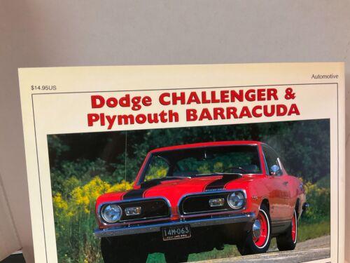 DODGE CHALLENGER & PLYMOUTH BARRACUDA (ENTHUSIAST COLOR By David Newhardt *VG+* - Picture 5 of 8
