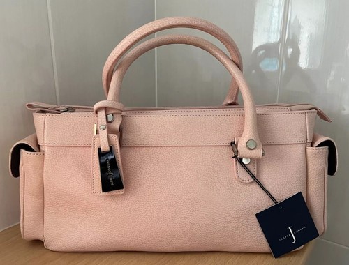 Jasper Conran designers@debenhams BNWT vintage light pink large leather Tote/bag - Picture 7 of 13