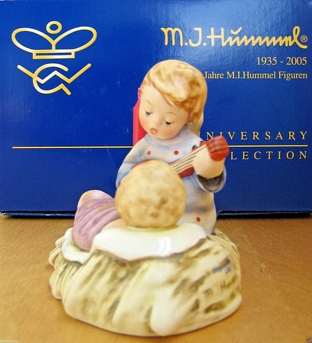 Hummel Figurine "LULLABY, CANDLEHOLDER" HUM #24/I TMK8 Goebel 70th ANNI NIB B425 - Picture 3 of 11