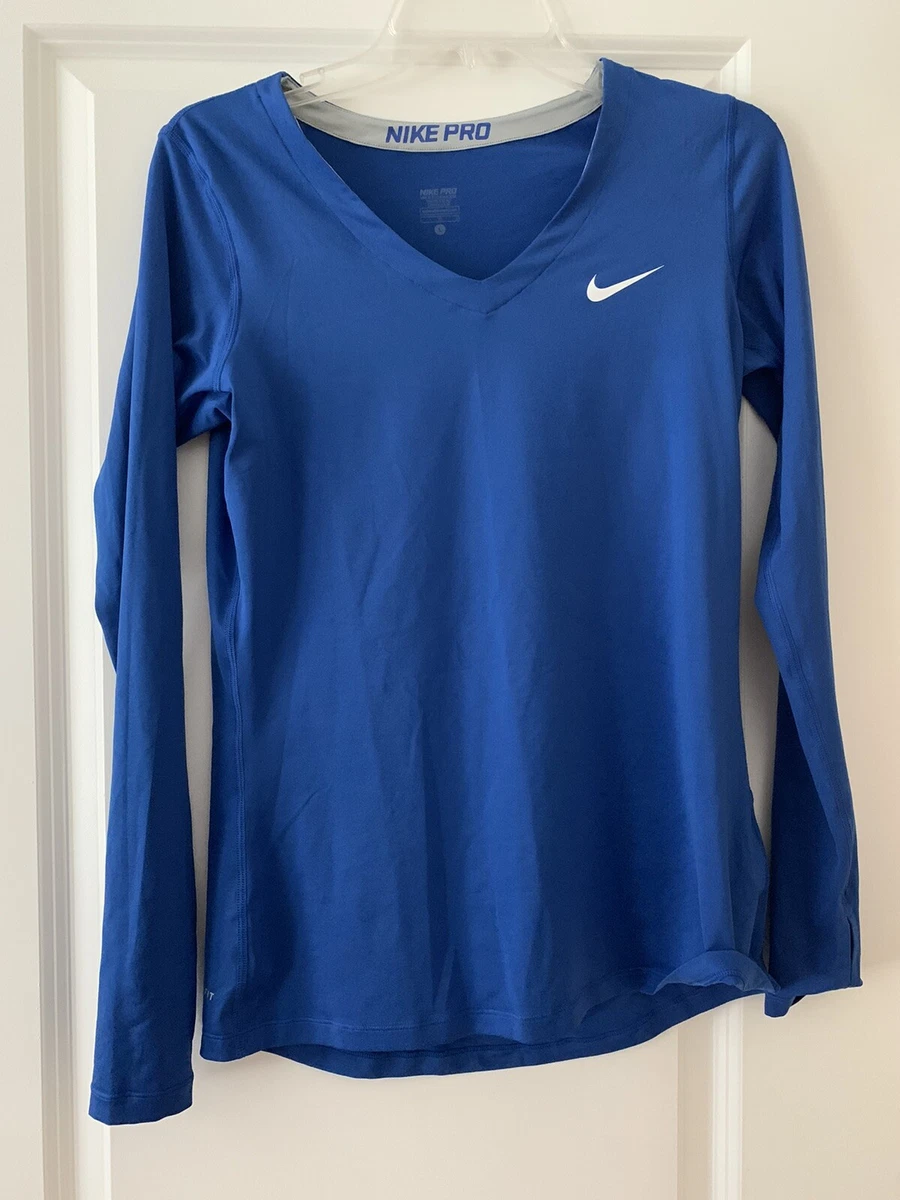 Nike pro women's long cheap sleeve