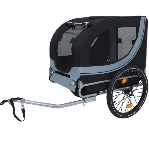 Large Pet Bicycle Trailer & Stroller Dog Cat Bike Carrier 120lbs Water Resistant - Picture 3 of 11