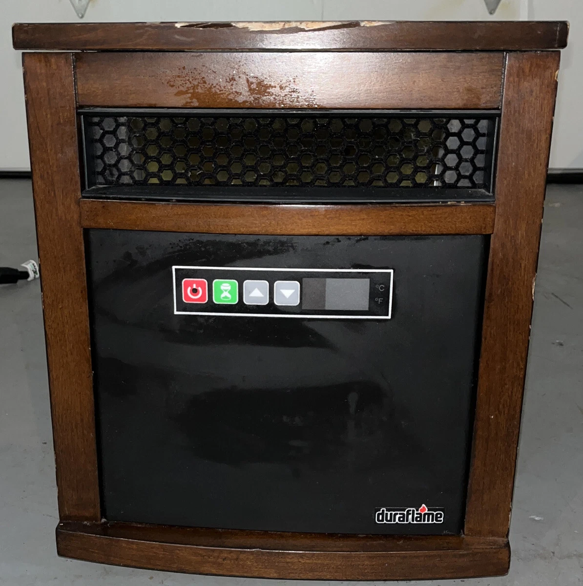 Duraflame Bristol 1,000 Sq. Ft. Infrared Heater in Oak Tested And Working.  | eBay