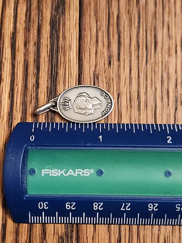 Monaco Charm Prinzessin Grace Prinz Ranier Portrait 800 Silber Côte d'Azur - Bild 7 von 24