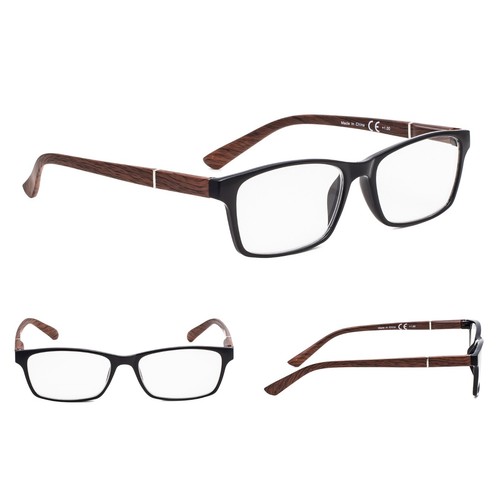 Eyekepper Wood-Look Arms Vintage Reading Glasses - Picture 2 of 18