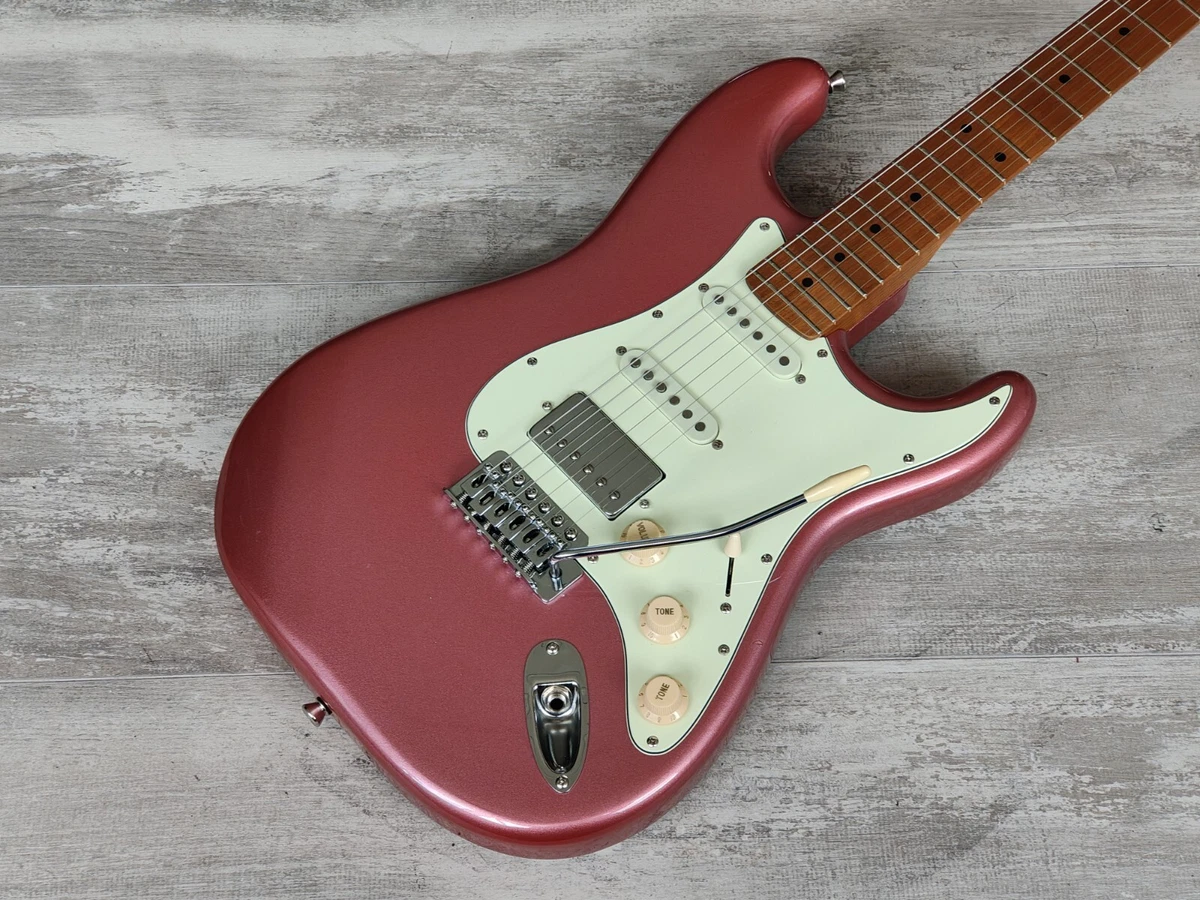 Bacchus Universe Series BST 2 RSM M Stratocaster Roasted Maple Burgundy Mist