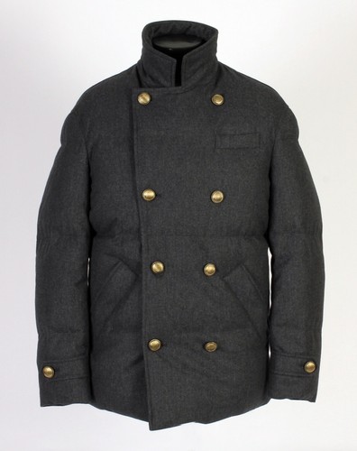 Brunello Cucinelli Wool/Silk/Cashmere/Down Puffer Jacket L - New - $5695 Retail - Picture 18 of 23