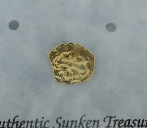 Authentic Sunken Treasure Galleon Atocha Silver Gold Overlay Tie Tacks w/ Cert - Picture 4 of 4