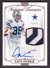 Cromos sueltos de deportes de coleccionismo, fútbol americano Dallas Cowboys, temporada 2015