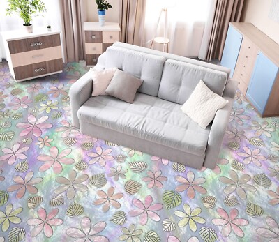 3D Simple Flowers O3529 Floor WallPaper Murals Wall Print Decal 5D Romy 2024