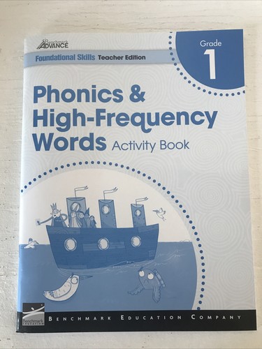 Benchmark Advance Phonics & High-Frequency Words Activity Book Grade 1 Teach Ed. - Imagen 1 de 6