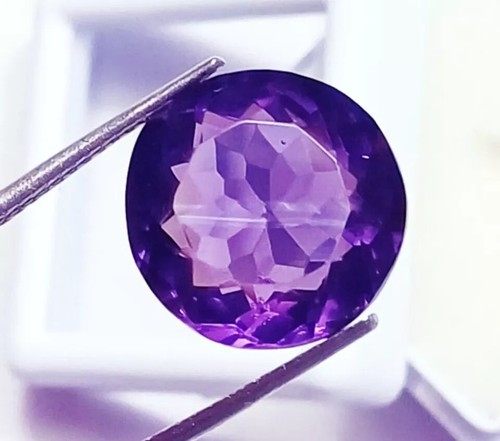 10 Ct Certified Purple Tanzanite Excellent Round Cut Loose Gemstone H457 - Picture 2 of 7