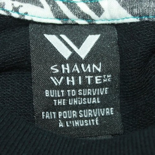 Shaun White Music Skeleton Graphic Black Pull Over Sweater - Picture 4 of 5