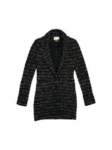 Isabel Marant Etoile Women's Coat Alpaca Wool Blend Button Striped Size 34 - Picture 6 of 12