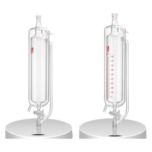 Imbuto da laboratorio doppio strato 25ml-1000ml caduta costante di pressione con rubinetto di arresto - Foto 5 di 11