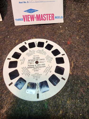 1961 View Master Sawyers War Between The States Confederate Rare - Picture 7 of 9