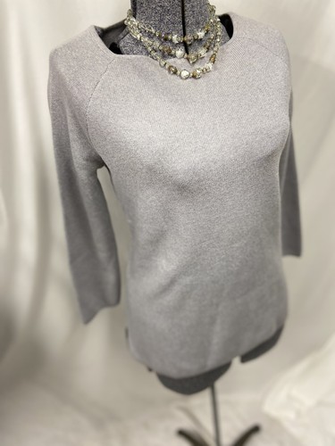 Tory Burch Sweater Size XS Full Zip Sides 100% Merino Wool Super Soft - Picture 13 of 15