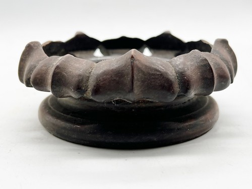 ANTIQUE CARVED CHINESE WOOD WOODEN STAND FOR VASE / FIGURINE BOWL - Picture 5 of 7