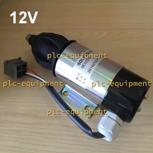 12V Fit for Volvo Penta TAMD61A TAMD62A TAMD71A TAMD72A Engines Solenoid Valve - Picture 1 of 5