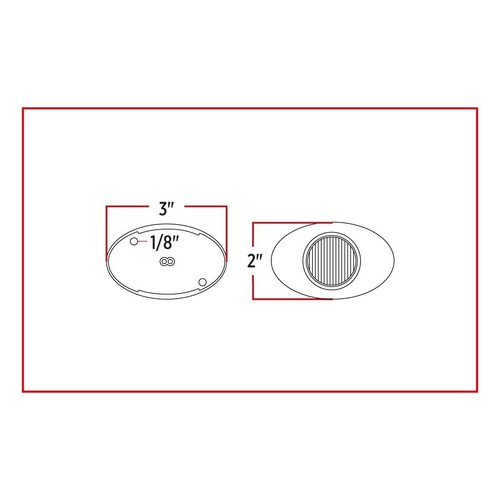 Marcador Ámbar Luz LED "Generación 2" - 2 Diodos - Lente Ámbar - Juego de 10 - Imagen 3 de 3
