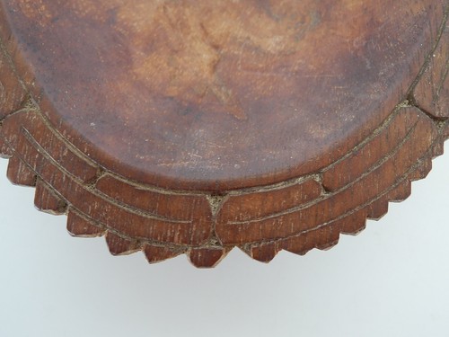 Wooden Carved Bowl - Trobriand Islands - 180 X 115 X 25mm - Bild 4 von 4