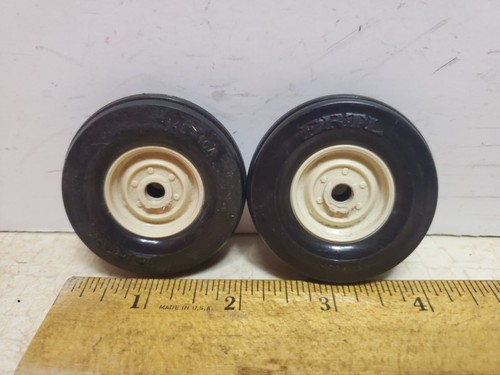 Toy Ertl International set of 2 Front Pop On wheels Tires 14L-16A # 2