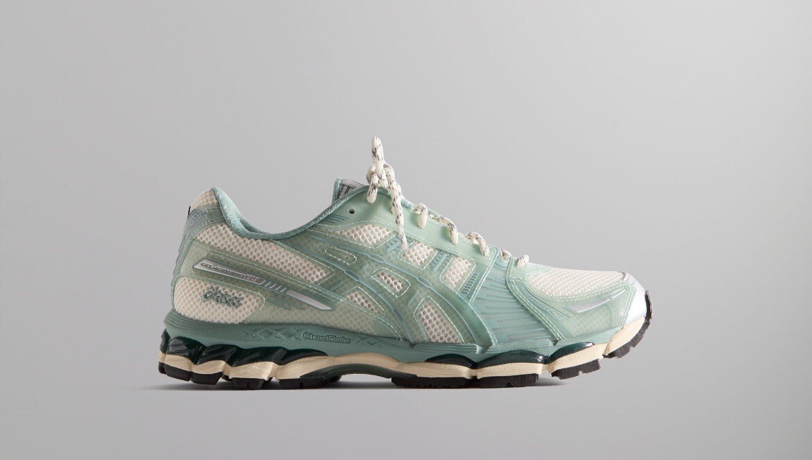Kith Ronnie Fieg Asics Gel-Kayano 12.1 Sage Cream AI1203A675