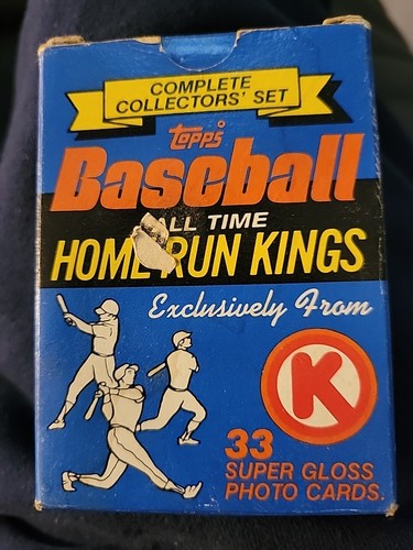 1985 Topps - Circle K "All Time Home Run Kings" Baseball Set (33 Cards)