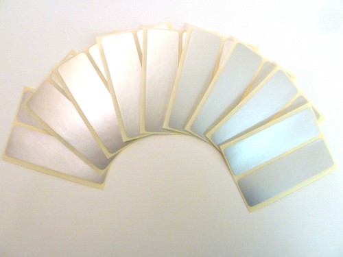 80x25 mm Rechteck abnehmbar Low Tack Farbcode Aufkleber farbige Haftetiketten - Bild 8 von 11
