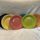 Fiesta ware Dinner Plates 10 1/2" Fiesta Homer Laughlin  Multi Colors Set Of 6