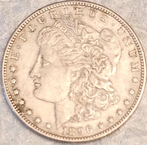 1896-O Morgan Silver Dollar - Looks AU/UNC - BETTER DATE!