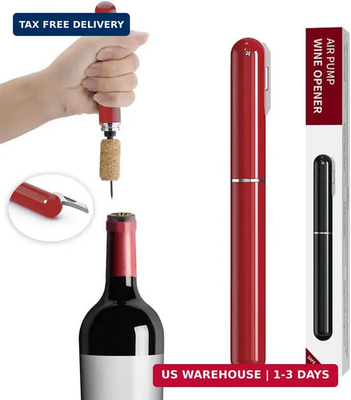 #ad IPEROT Wine Bottle Opener IPEROT Air Pressure Wine Corkscrew With Cutting Wine $17.48