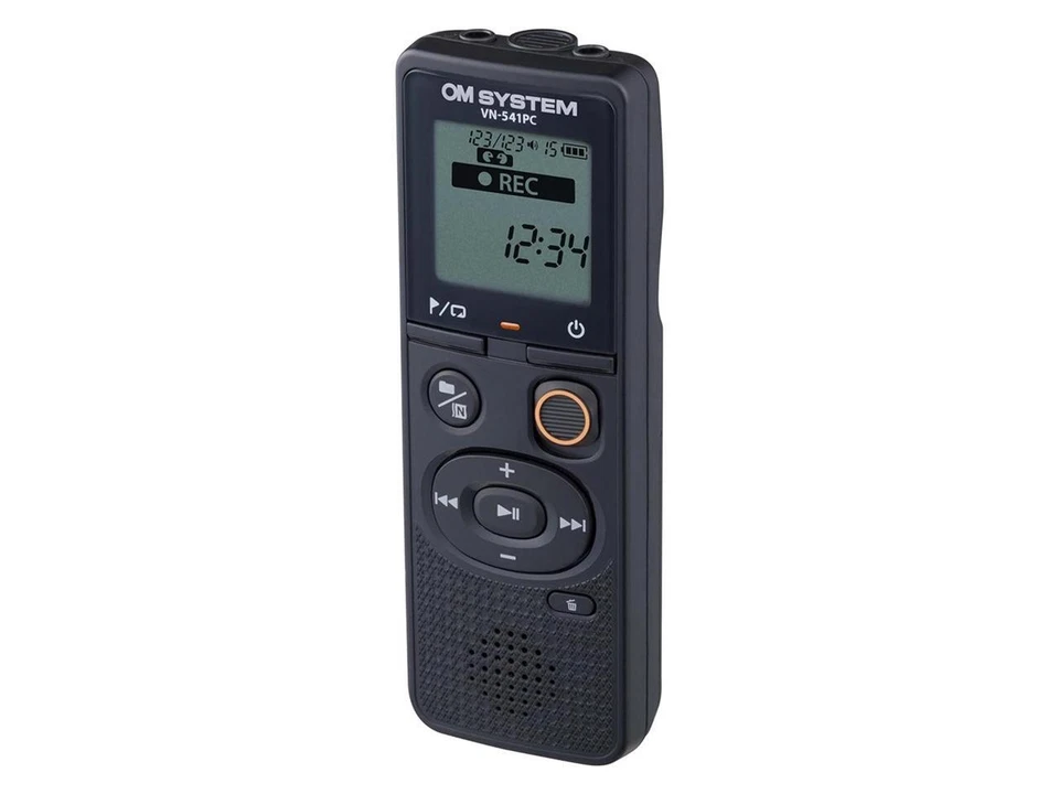 OM SYSTEM VN-541PC 4GB Digital Voice Recorder, Black #V420040BU000 - Image 2 of 4
